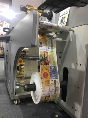 Ecoospark Digital Roll Label Cold Foil Stamping And Varnishing Embalishment Machine